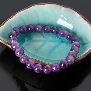 🆕New Amethyst 8mm Healing Gemstone Bracelet